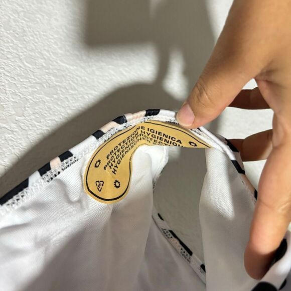 Jess Lea Womens Spotted In Paradise One Shoulder Ruffle Stretchy Swimsuit 3XL - Picture 7 of 10